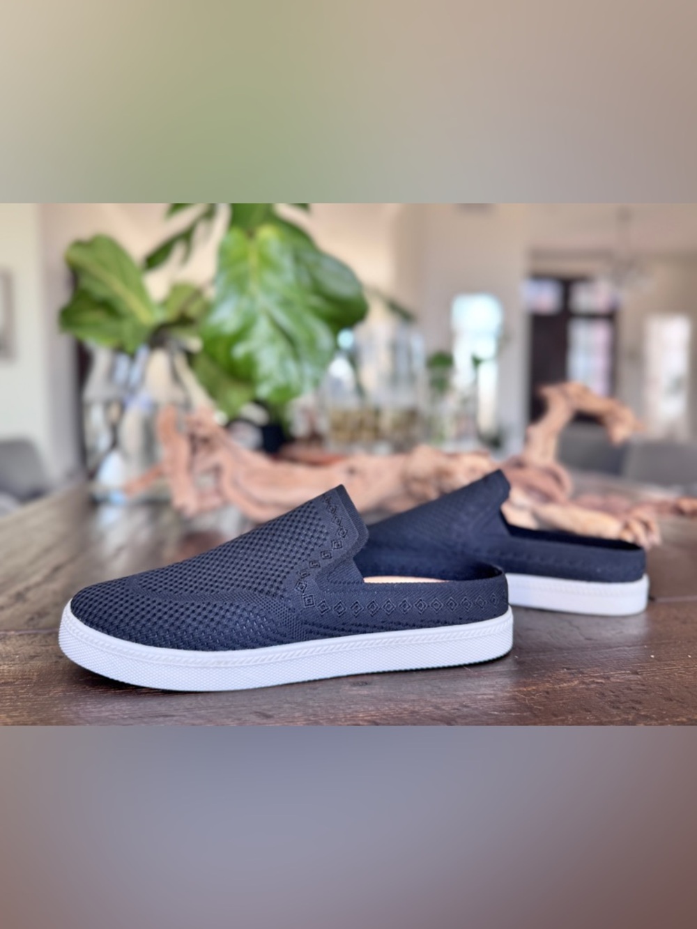 Origins black Knit Slip-On   Sneakers